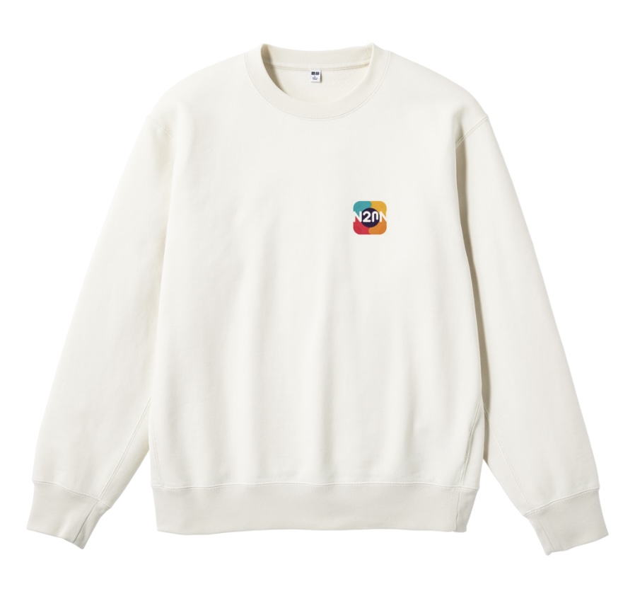 ※受注生産　n2mn公式ロゴ入りスウェットシャツ　Mサイズ