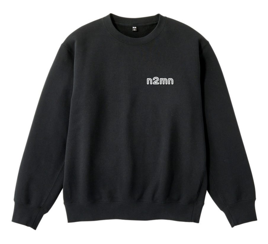 ※受注生産　n2mn 文字入りスウェットシャツ　Lサイズ