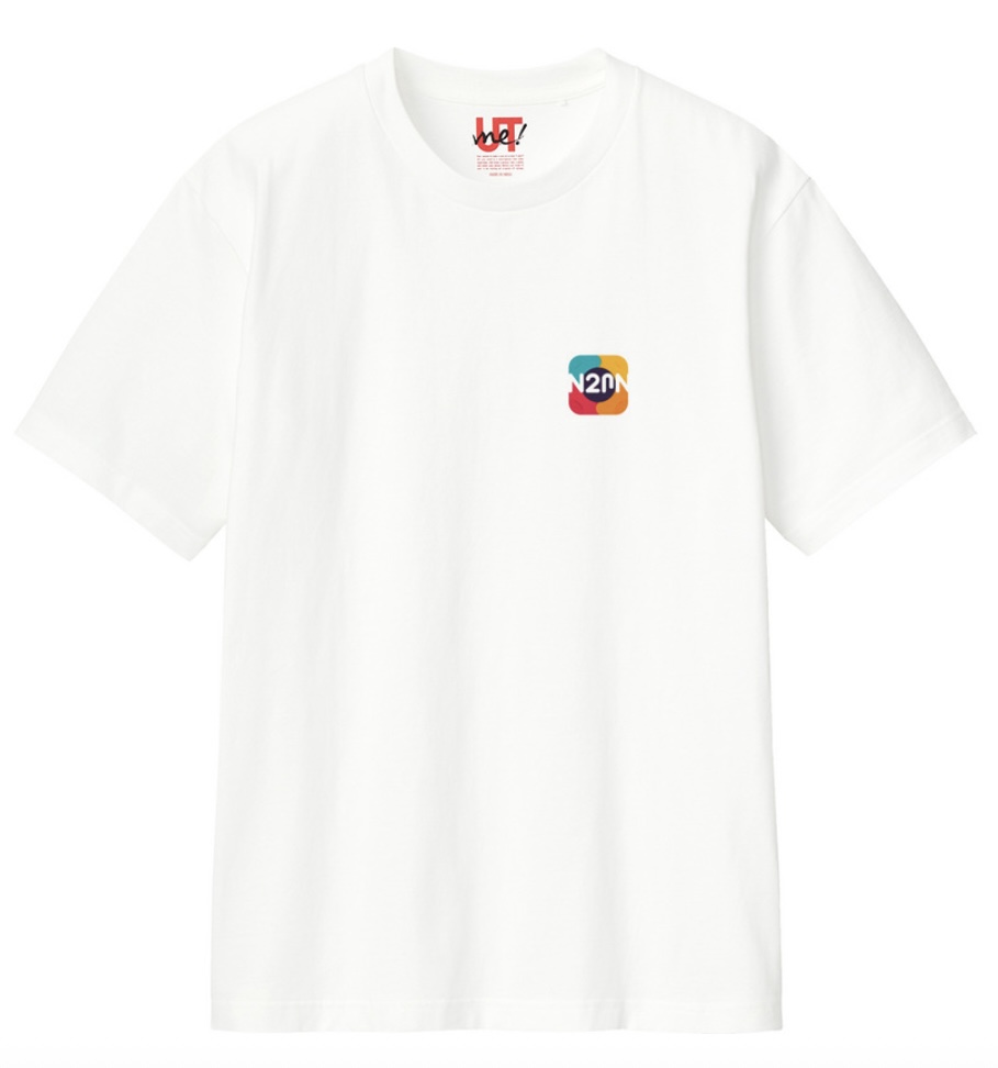 ※受注生産　n2mn ロゴ入り ベーシックTシャツ　XXLサイズ