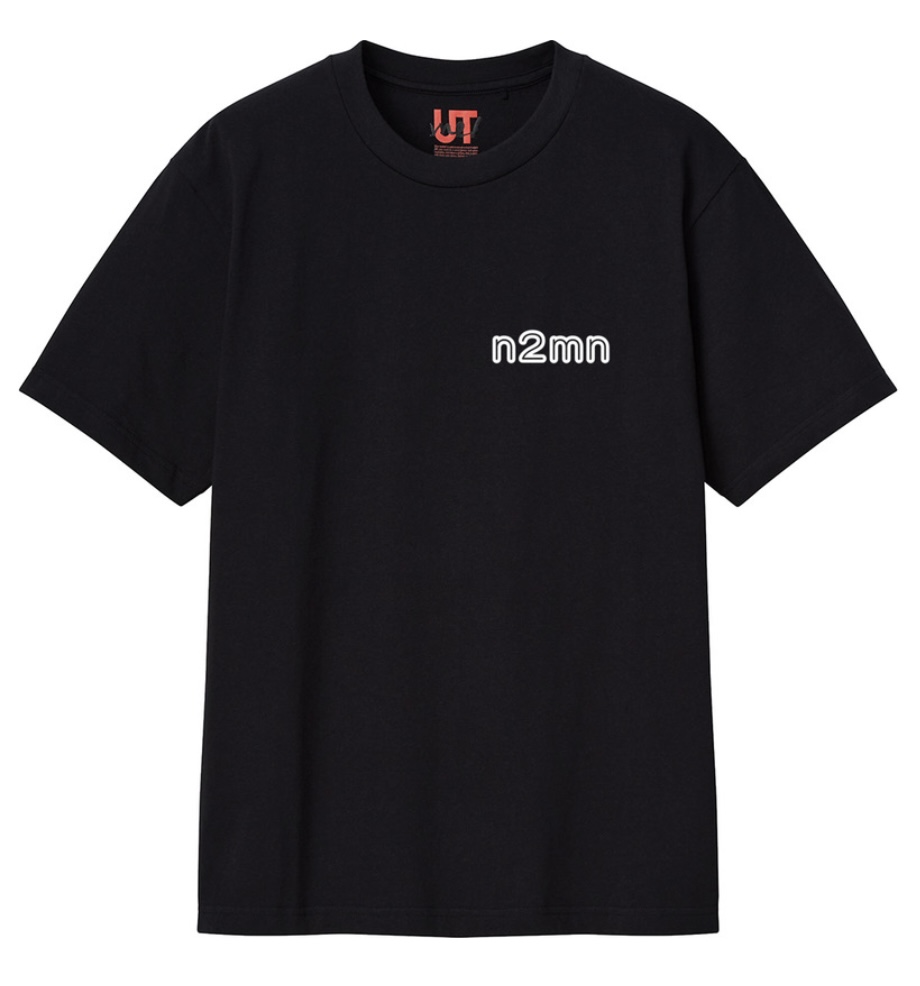 ※受注生産　n2mn 文字入り ベーシックTシャツ　XSサイズ